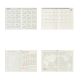 Traveler's Company Navulling 2026 Monthly Diary Passport 