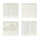 Traveler's Company Navulling 2026 Monthly Diary Regular