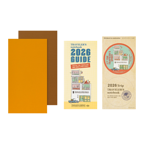 Traveler's Company Navulling 2026 Weekly Vertical Diary Regular