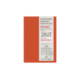 Traveler's Company Navulling 2027 Monthly Diary Passport 