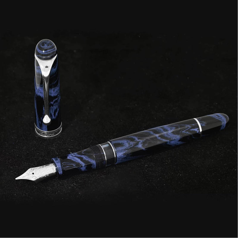 Aurora 88 Ebonite Marbled Blue ST vulpen