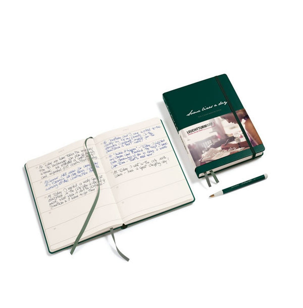 Leuchtturm1917 'The 5 year memory book' Forest Green