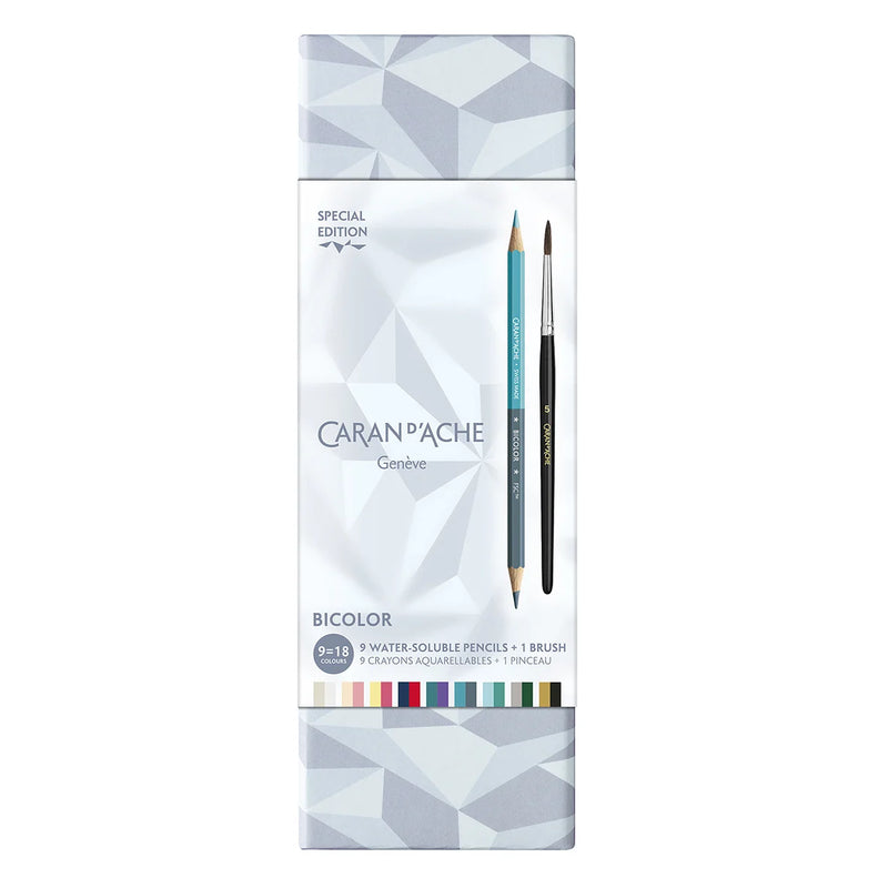 Caran d'Ache Alpine Frost Bicolor Kleurpotloden set