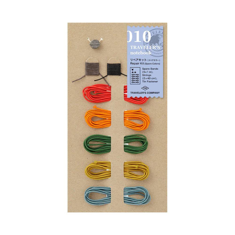 Traveler’s Notebook repair kit 010, spare colours, spare bands