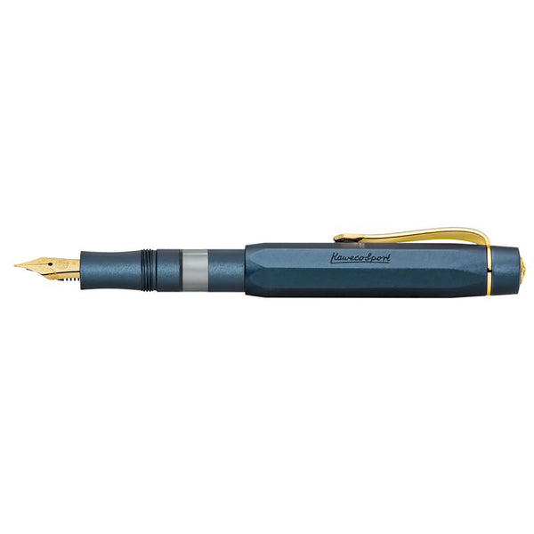 Kaweco Piston AL-Sport Navy Blue Vulpen