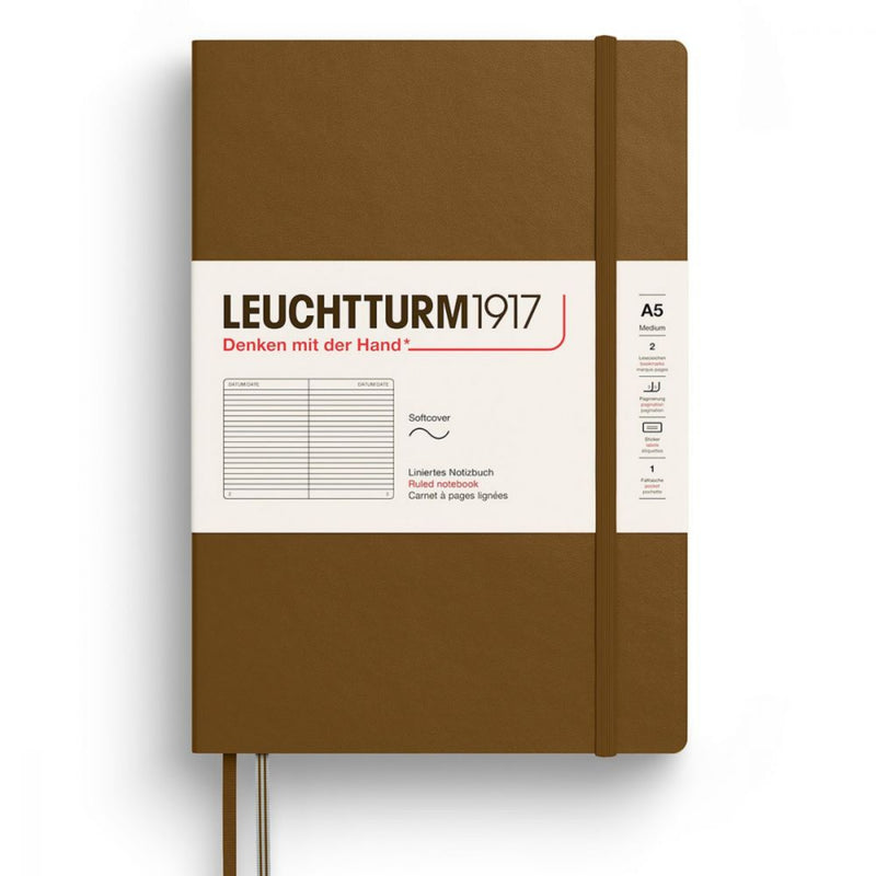 Leuchtturm1917 Notitieboek Softcover Medium A5 gelinieerd