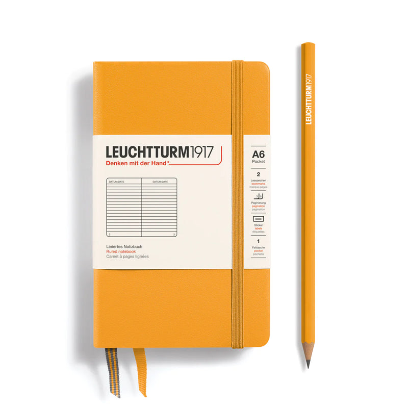 Leuchtturm1917 Pocket Hardcover A6 Gelinieerd