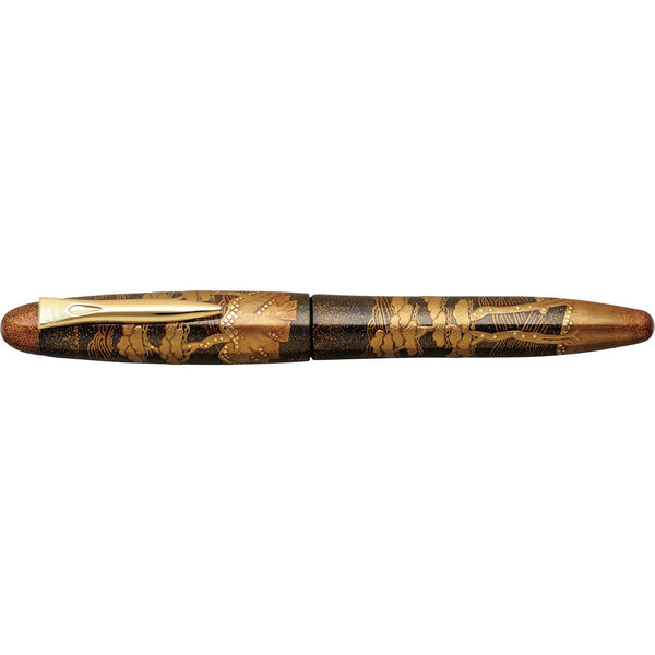 Platinum Izumo Kaga Maki-e "Hama no Matsu" 18K Vulpen