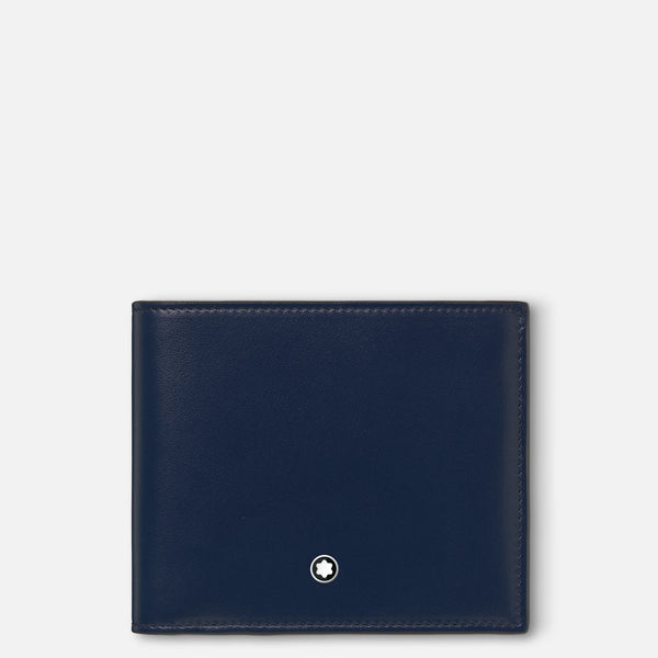 Montblanc Meisterstück wallet 4cc coin case, blauw