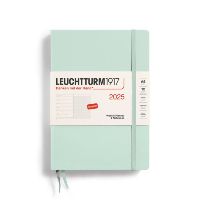 Leuchtturm1917 Agenda 2025 12M Hardcover Medium (A5) Weekly Planner/Notebook