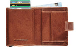 Maverick Rough Gear Leather Card Protector | Cognac