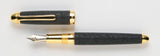 Nakaya Geitenkrimpleer verpakte pen (zwart en goud)