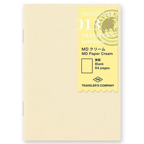 Traveler's  Refill Passport Size 013 - Paper Cream