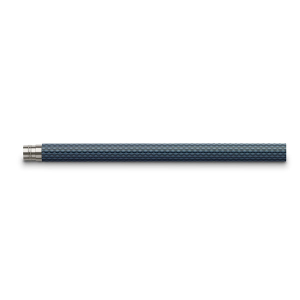 Graf von Faber-Castell 5 pocket pencils platinum plated, blauw - P.W. Akkerman Den Haag