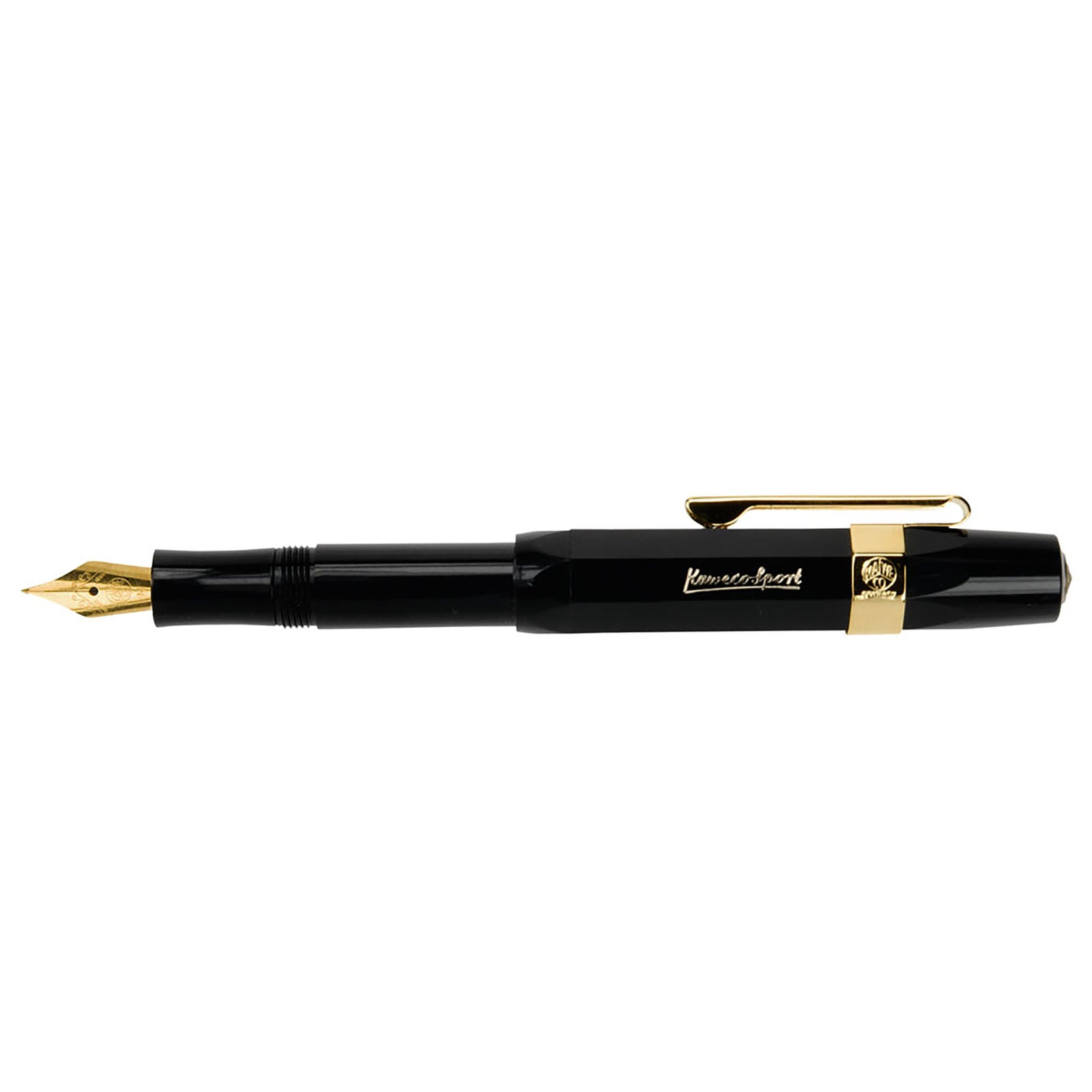 Kaweco CLASSIC SPORT vulpen marineblauw met 23 karaat vergulde stalen penpunt en iridium tip voor inktcartridges I Sport vulpen 13 cm I penpunt: BB (extra breed Kaweco CLASSIC SPORT vulpen marineblauw met 23 karaat vergulde stalen penpunt en iridium tip voor inktcartridges I Sport vulpen 13 cm I penpunt: BB (extra breed