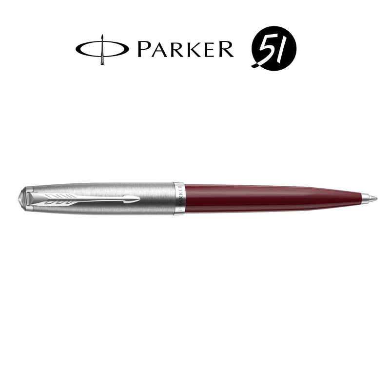 Parker 51 burgundy CT balpen - P.W. Akkerman Den Haag