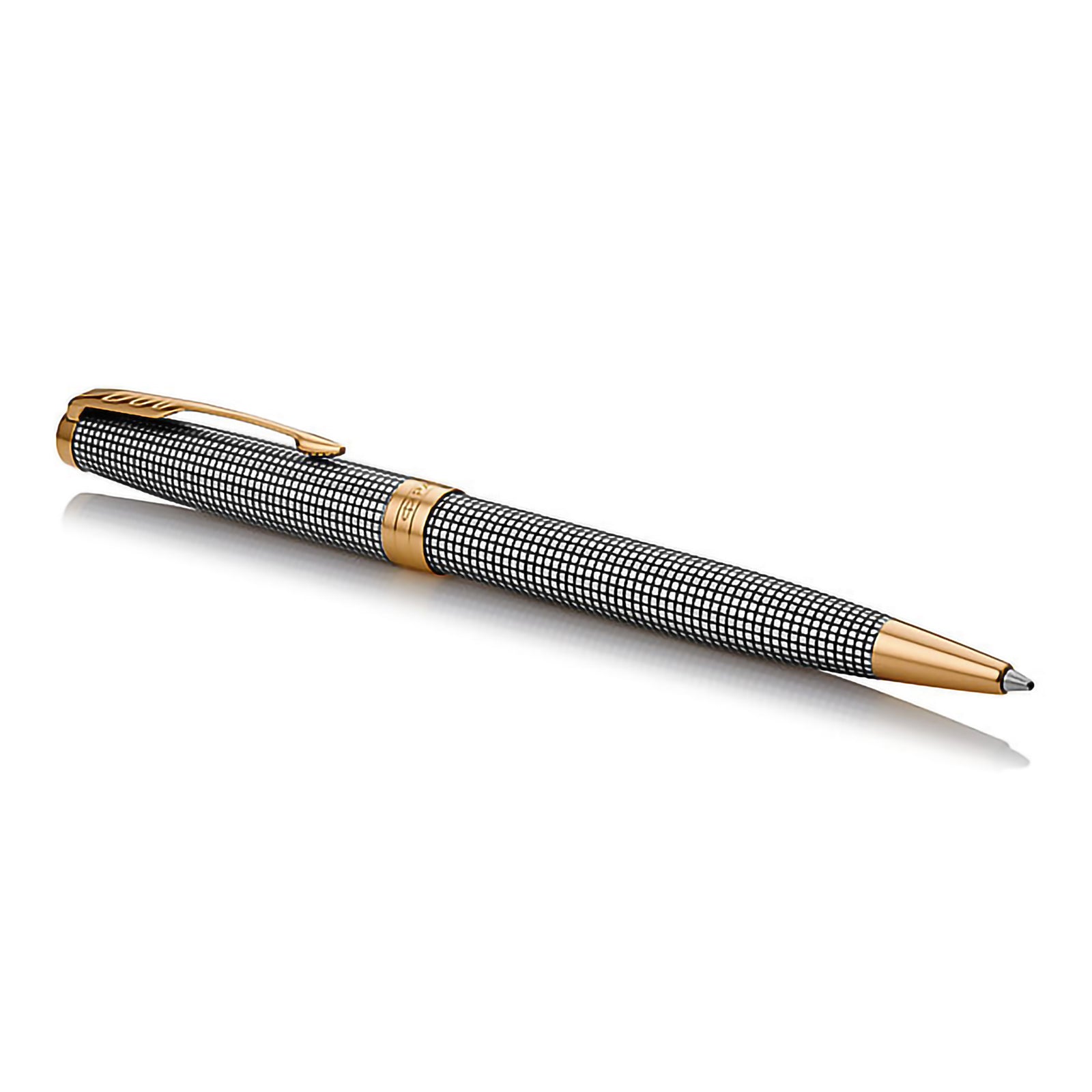 Parker Sonnet Ciselé sterling silver GT ballpoint pen –