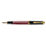 Pelikan Souverän M400 Zwart/Rood vulpen - P.W. Akkerman Den Haag