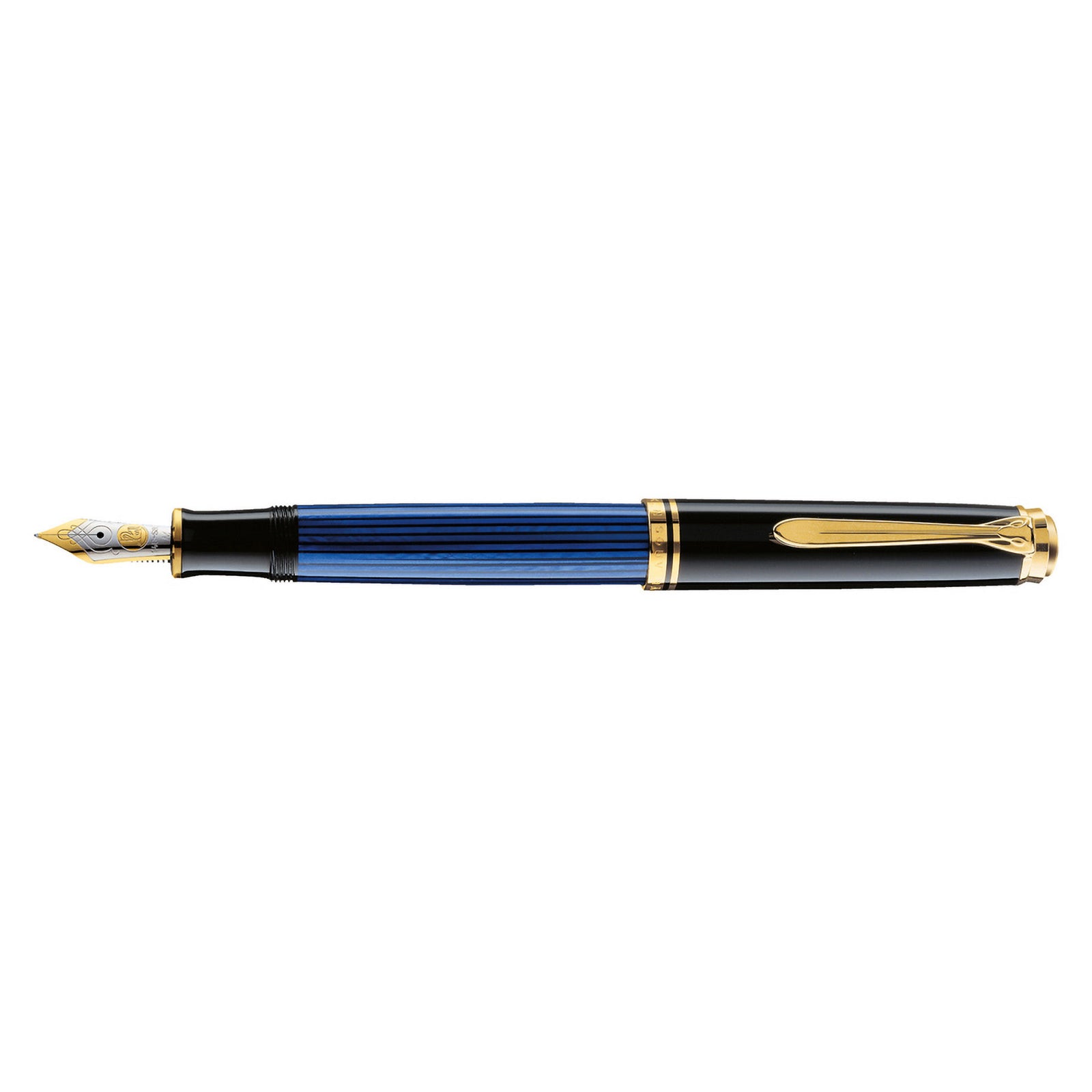 Pelikan Souverän M600 Black/Blue fountain pen – P.W. Akkerman Den Haag
