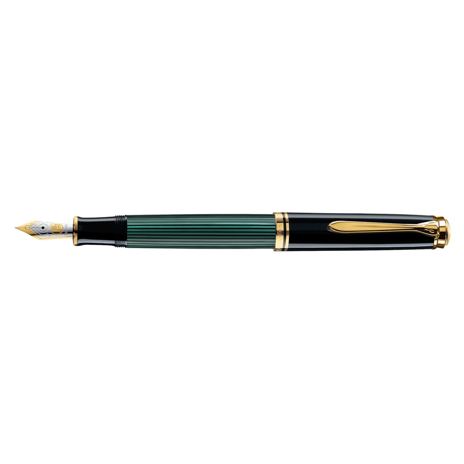 Pelikan Souverän M600 Black/Green fountain pen – P.W. Akkerman Den
