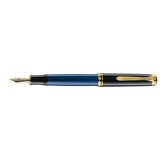 Pelikan Souverän M800 Zwart/Blauw vulpen - P.W. Akkerman Den Haag