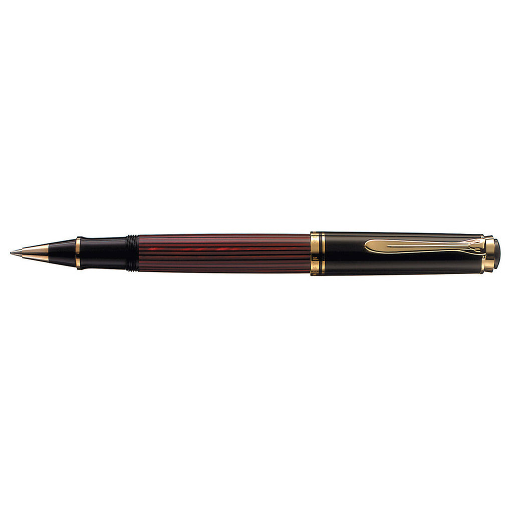 Pelikan Souverän R400 Black/Red roller – P.W. Akkerman Den Haag
