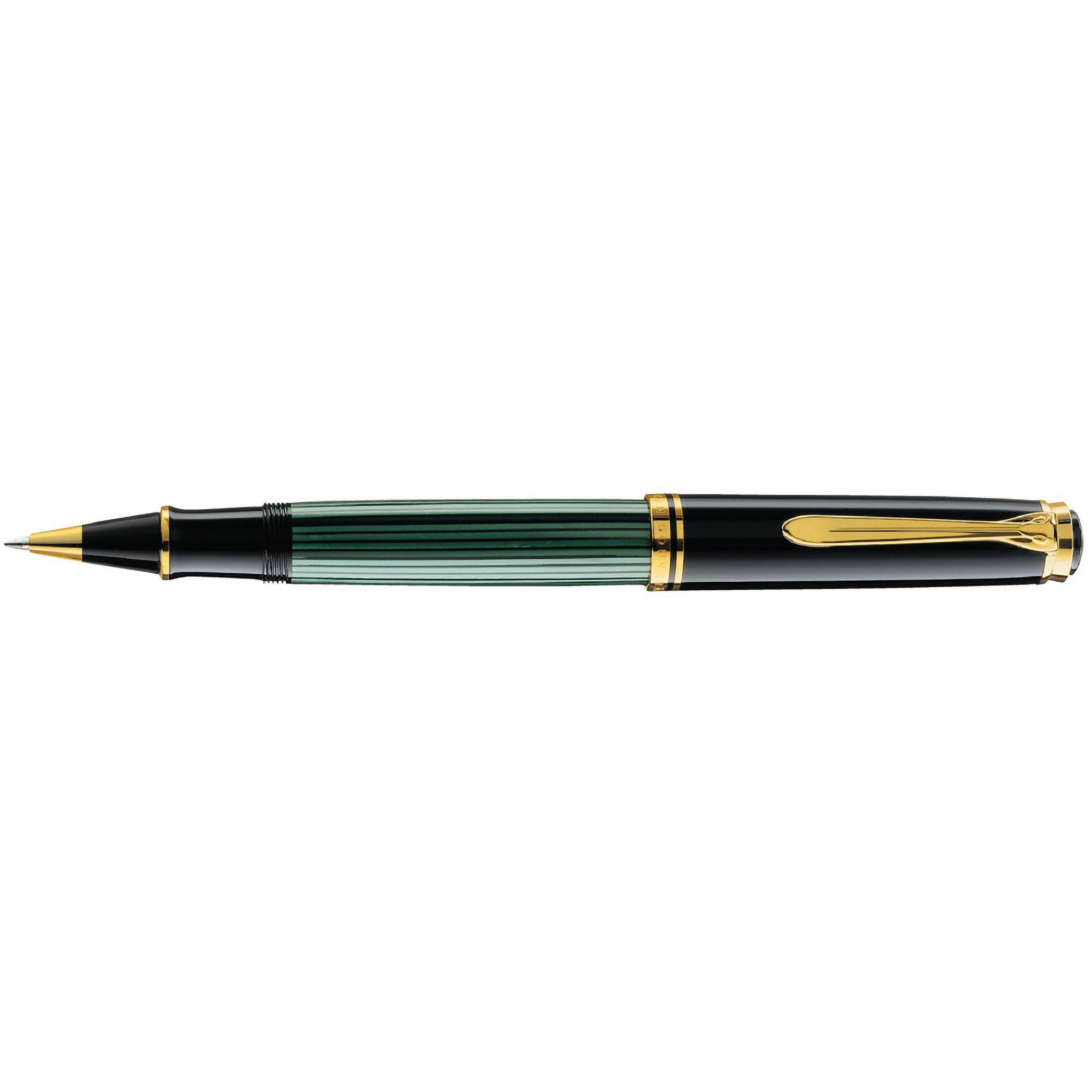 Pelikan Souverän R800 Black/Green roller – P.W. Akkerman Den Haag