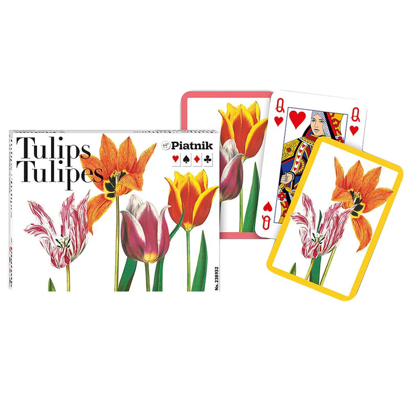 Piatnik speelkaarten.Tulips
